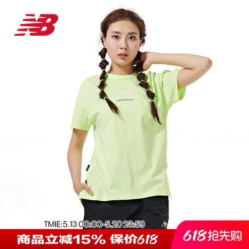 NB短袖女基础款圆领运动休闲短袖