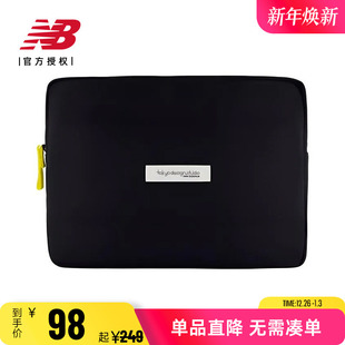 Grey日系男女拉链织物拉链电脑包大容量收纳包 New Balance