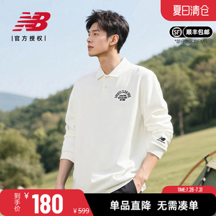 POLO衫 男款 休闲宽松简约长袖 T恤5FD38411奥莱正品 Balance New
