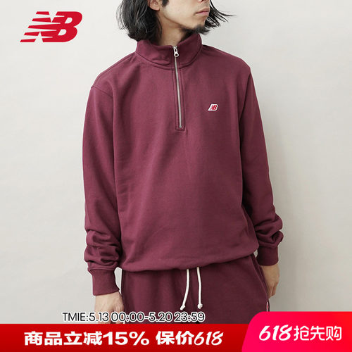 NB美产男款休闲上衣长袖POLO衫