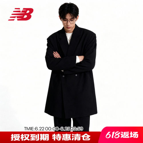 NB男款休闲时尚百搭梭织大衣外套
