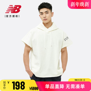 Balance 撸铁健身半袖 日系夏季 连帽T恤JMTL1935 Grey男款 New