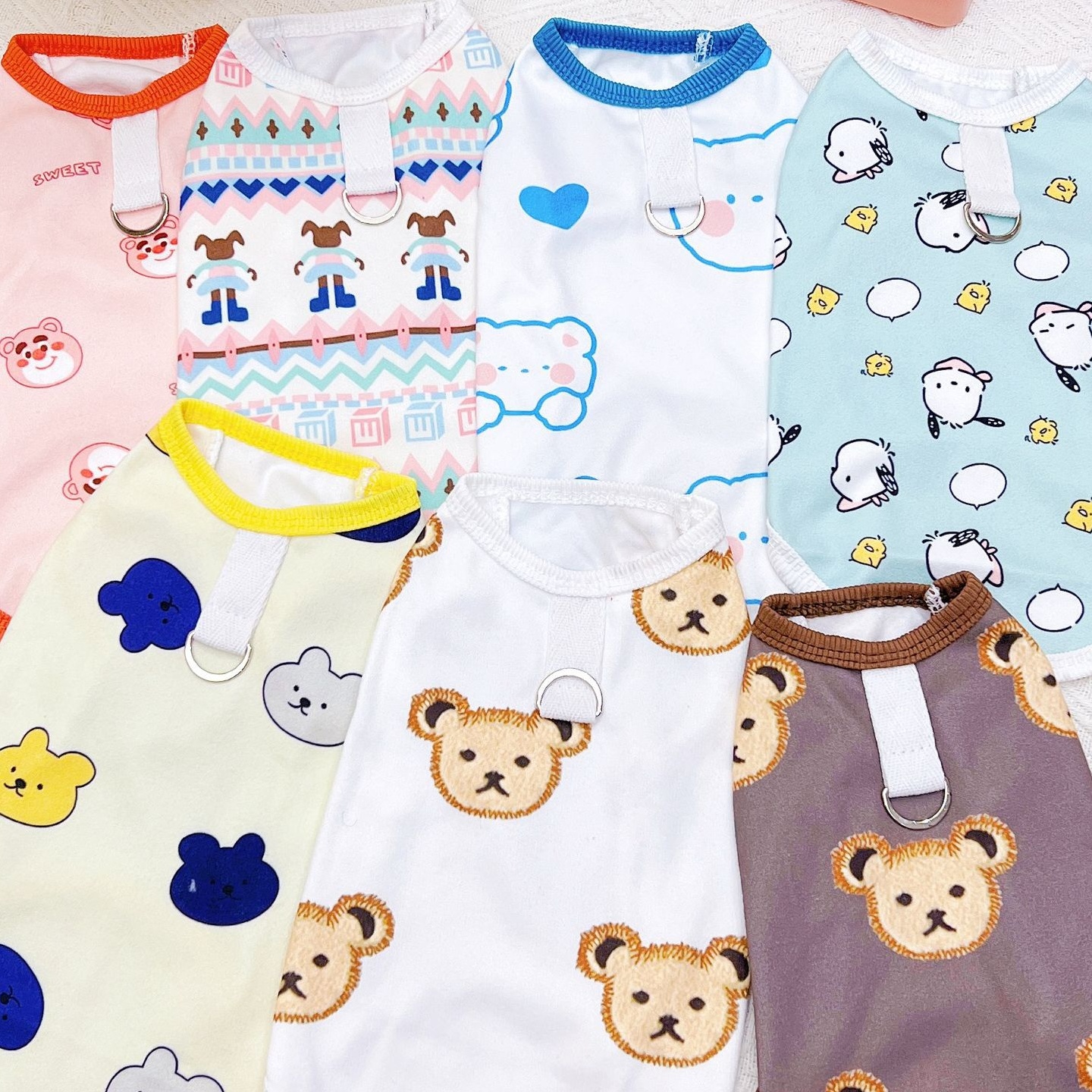 秋冬装宠物狗狗猫咪衣服泰迪比熊柯基金毛拉布拉多背心小中大型犬