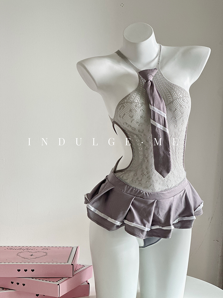 indulge me 恋爱循环*制服cos性感学生内衣套装
