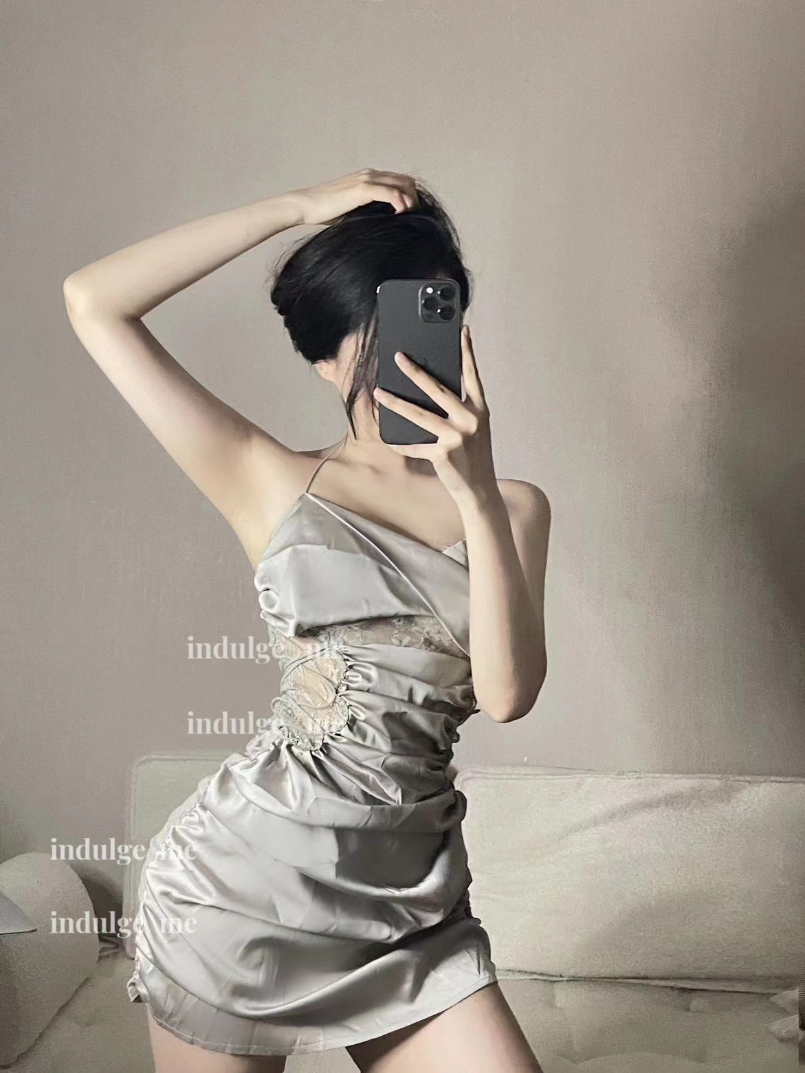 蕾丝情趣内衣indulgeme包臀