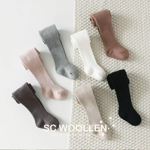 澳洲SC Woollen女童复古宝宝有机棉儿童百搭舒适连脚打底连裤袜子
