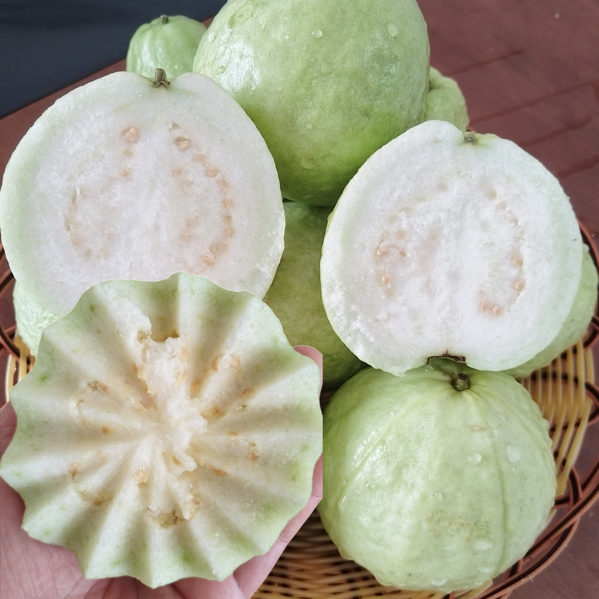 广东白心芭乐硬脆甜番石榴5斤装