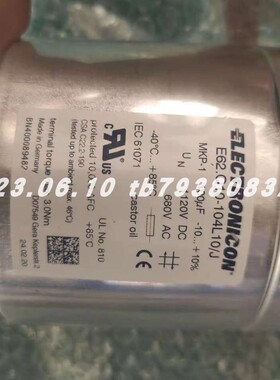 ELECTRONICON E62.Q10-104L10/J电容器