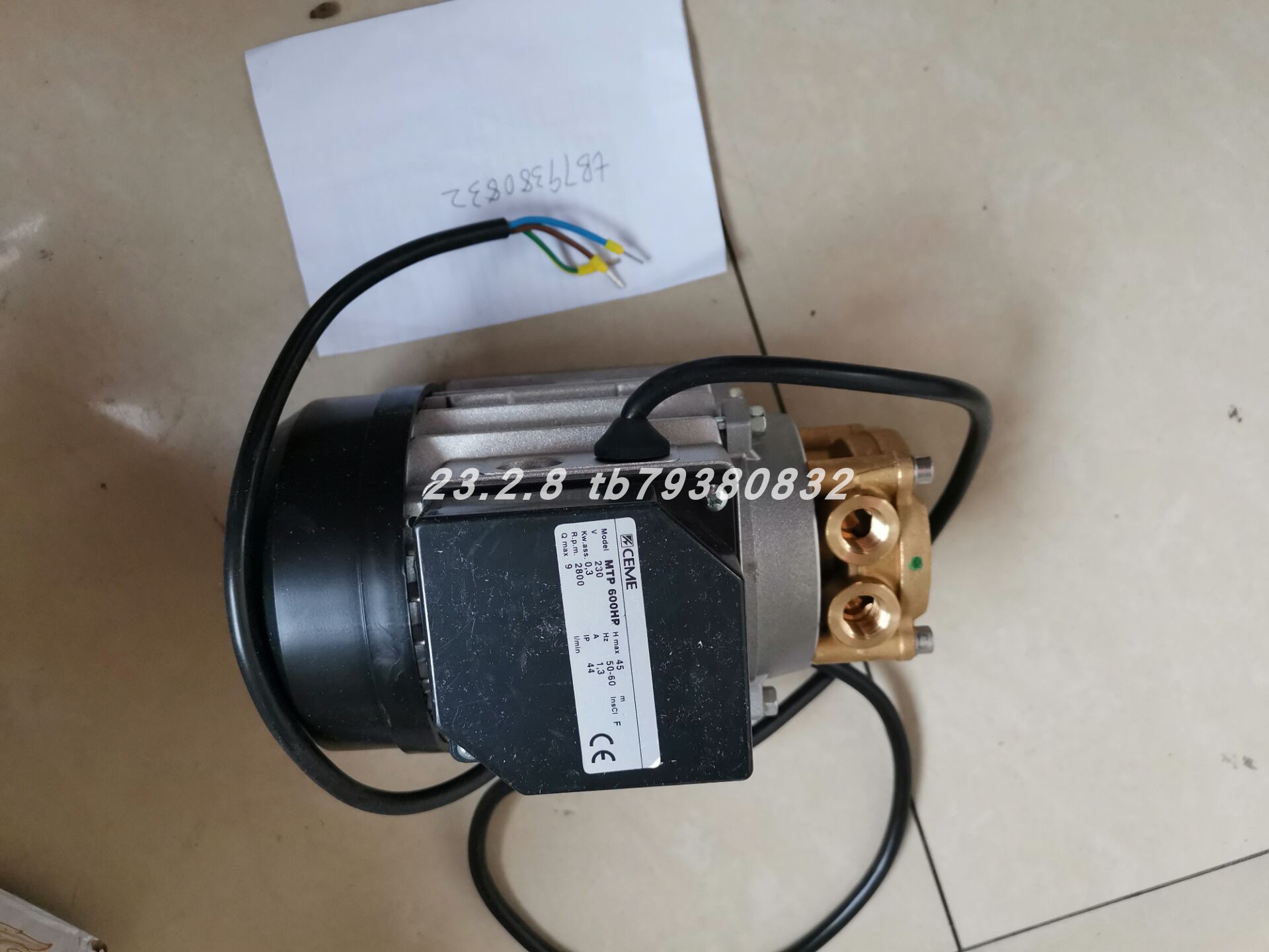 原装进口Ceme泵MTP600HP