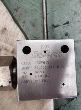 美国BuTech 20UV61V高压阀