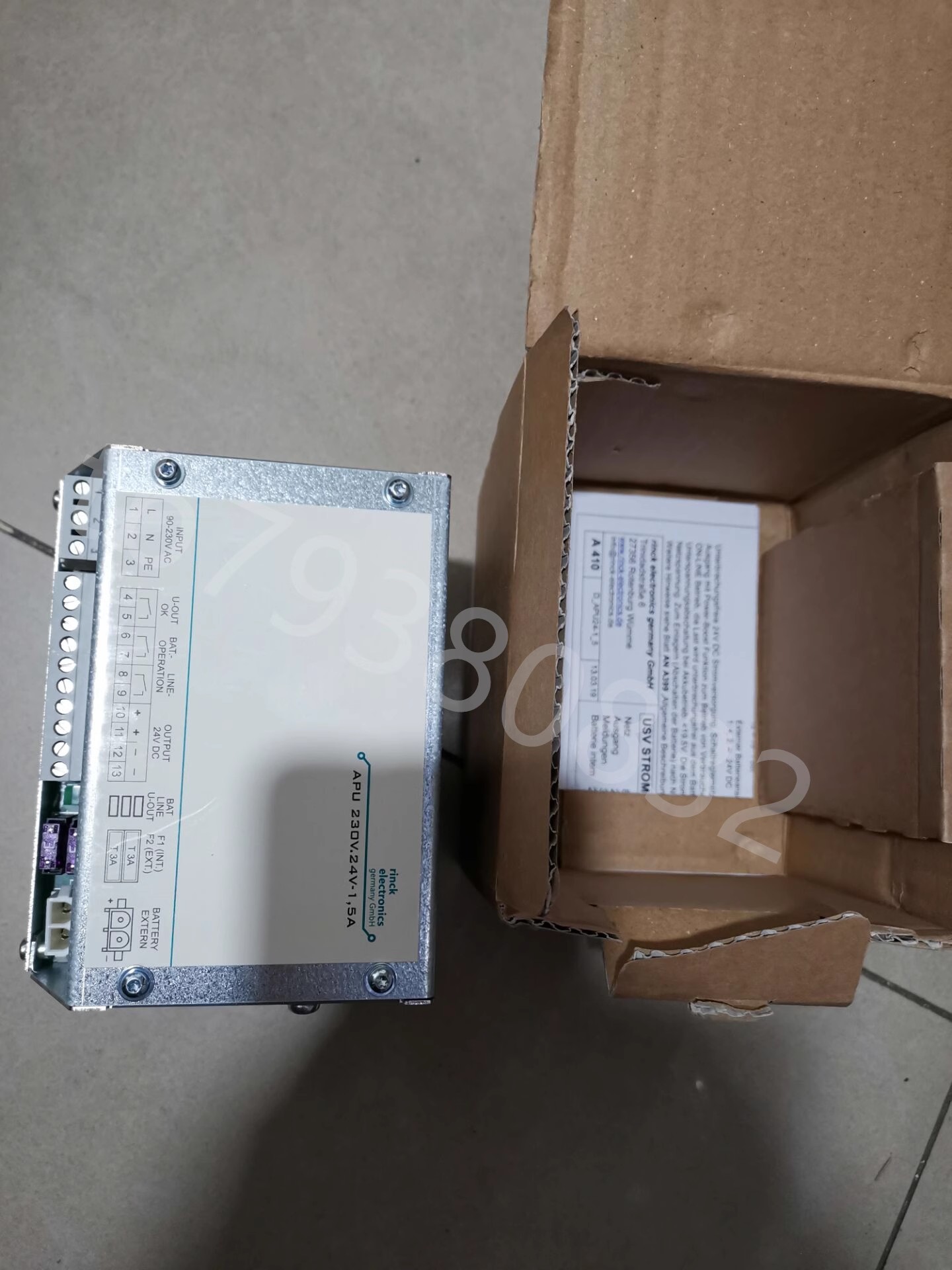 RINCK电源APU230V.24V-1.5A/1.3A