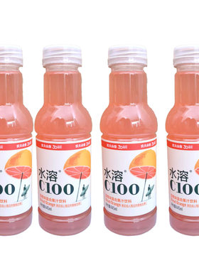 农夫山泉水溶c100血橙复合果汁饮料西柚柠檬果汁茶饮料