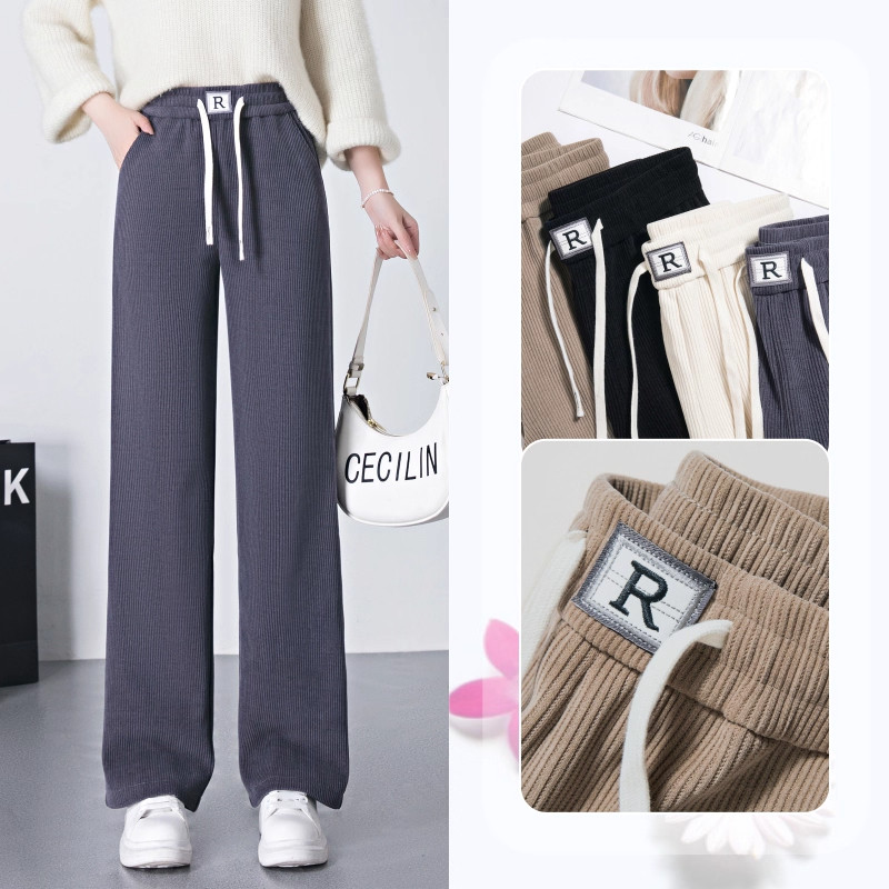 清仓捡漏阔腿裤女秋冬加绒加厚高腰小个子休闲裤窄版直筒妈妈裤子,女装/女士精品,大码裤装,淘宝优惠券,粉丝福利购,淘宝优惠卷