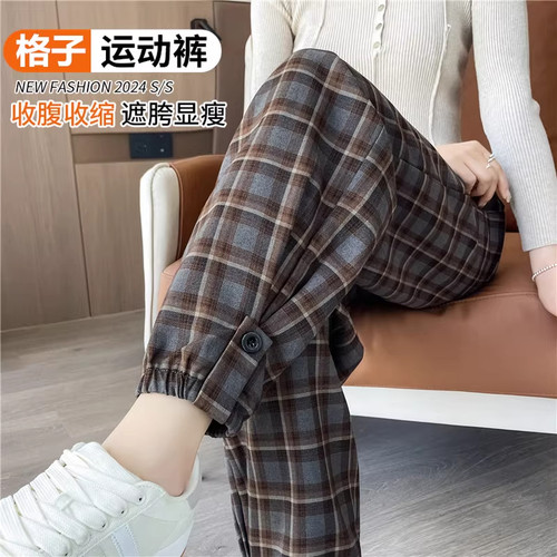 宽松卫裤加绒加厚休闲工装运动裤