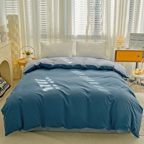 简约现代平纹布纯色被套