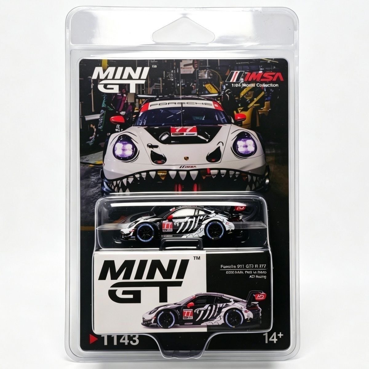 MINIGT 1143化骨龙保时捷911GT3 万圣节合金车模图片