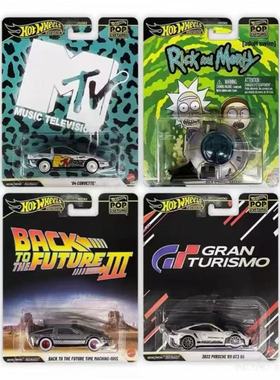 风火轮HXD63金标流行文化保时捷911GT3 RS赛博朋克2077