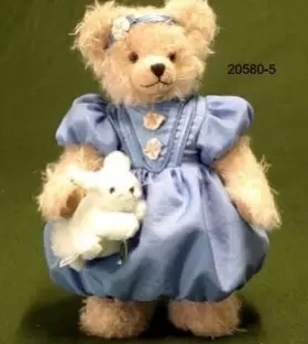 德国正品Hermann Spielwaren赫曼提小白兔小女泰迪熊  现货