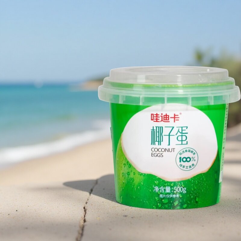 哇迪卡椰子蛋500g 泰国网红新鲜香椰椰肉椰汁摆摊商用冷冻椰子蛋