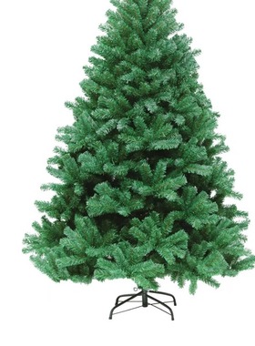 现货圣诞节装饰品 45-300cm加密PVC圣诞树家居床笠摆件