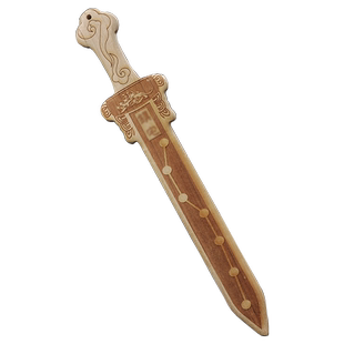 普生缘正宗肥城桃木剑七星剑道士剑男款女款男孩婴儿手工挂件小