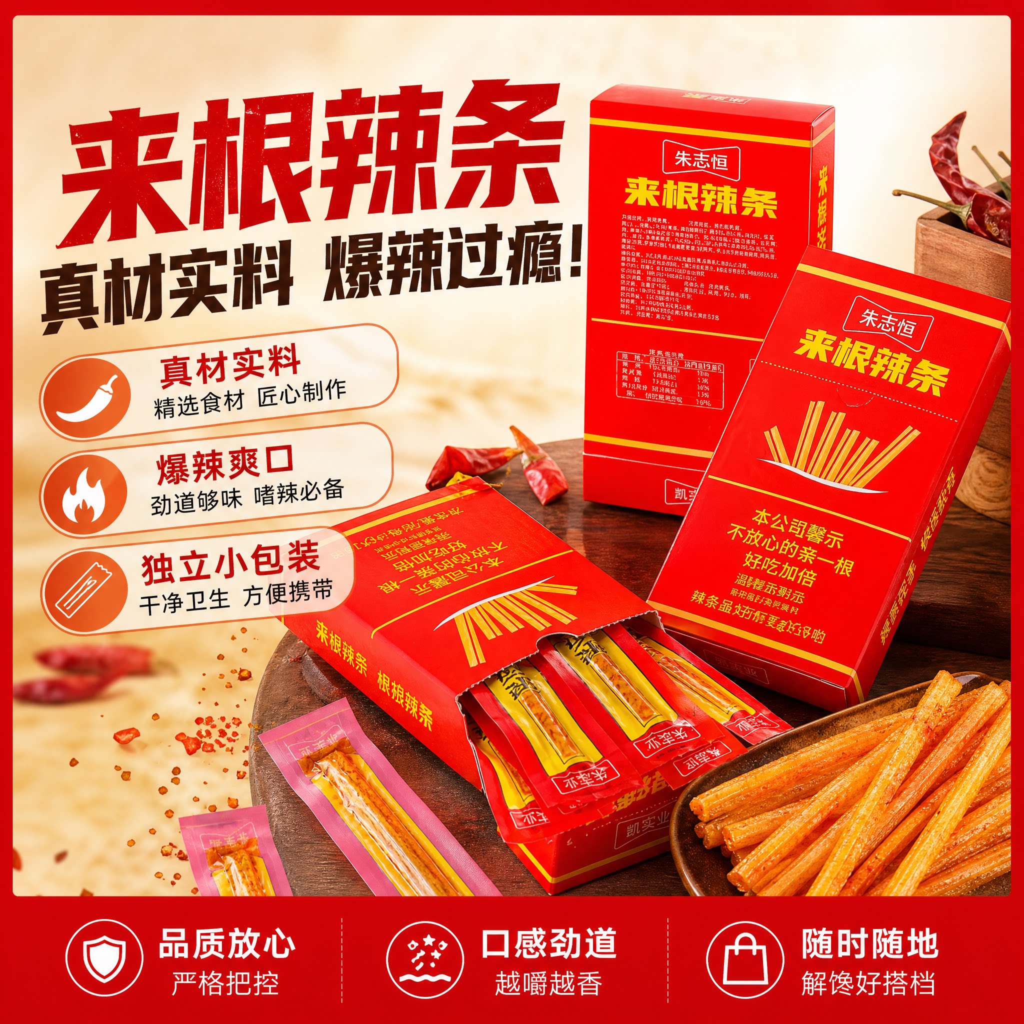 来根辣条烟盒装创意烟盒造型辣条