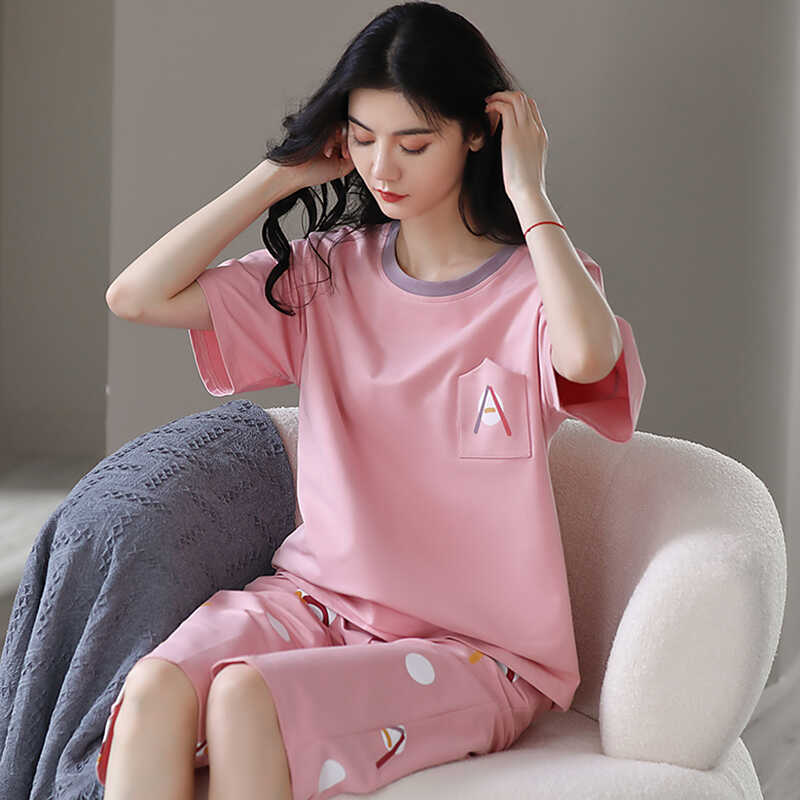 芬腾清女纯棉可外穿家居服