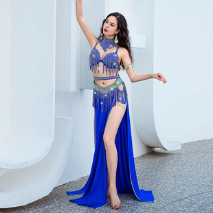 倾城之舞肚皮舞服装2024新款表演服鼓舞开场舞动感流苏演出团班服