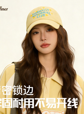 女大头围显脸小美式做旧软顶鸭舌帽男复古水洗做旧刺绣字母棒球帽