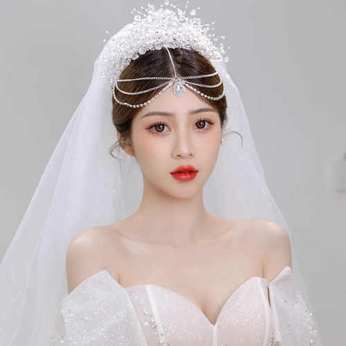 发箍耳环水晶串珠日韩森系超仙美