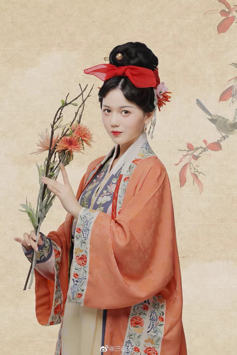 【出租女款汉服】花朝记大宋人物谱李师师宋制长褙子百迭裙春款女