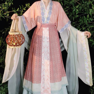 出租 醉今朝【九天神女】国风魏晋制汉服女对襟大袖衫一片式破裙