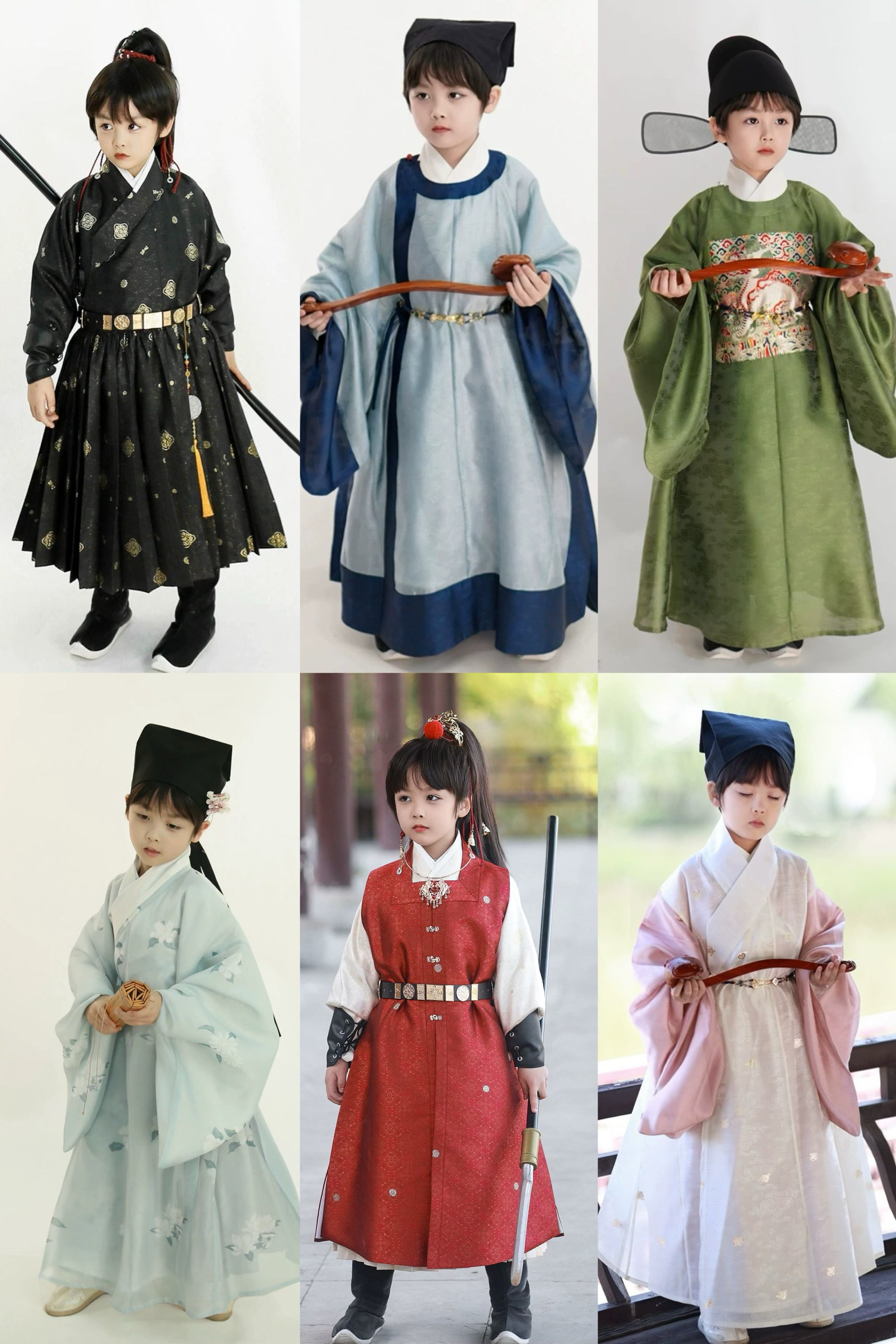 出租明制男童汉服合集儿童汉服古装侠客中国风喵小喵表演服夏小承图片