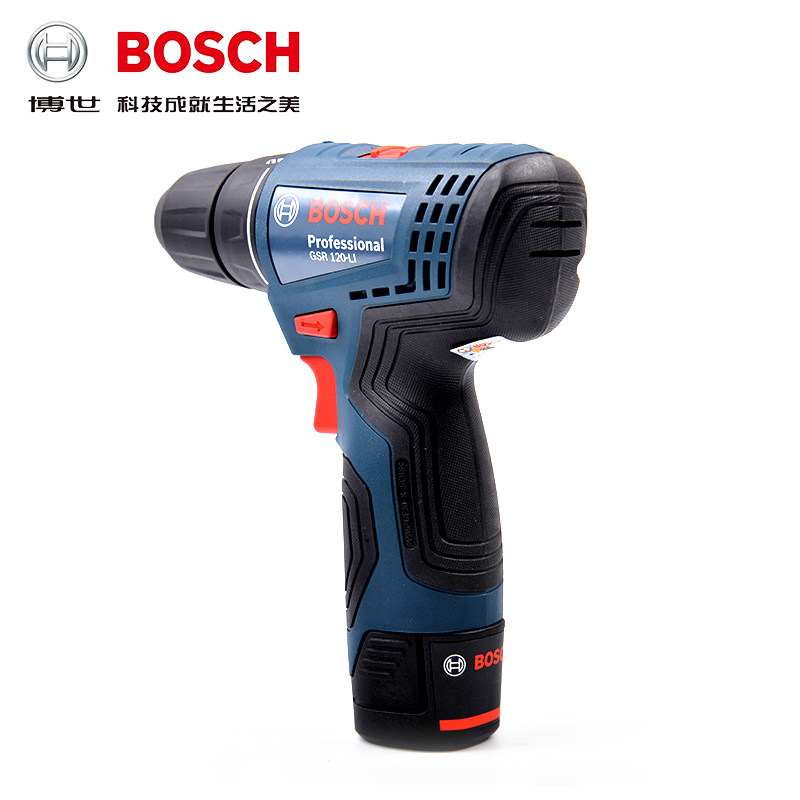 및 기존 BOSCH GSR120-LI 리튬 배터리 휴대용 충전식 편리한 가변 속도 전기 드릴 가정용 드라이버
