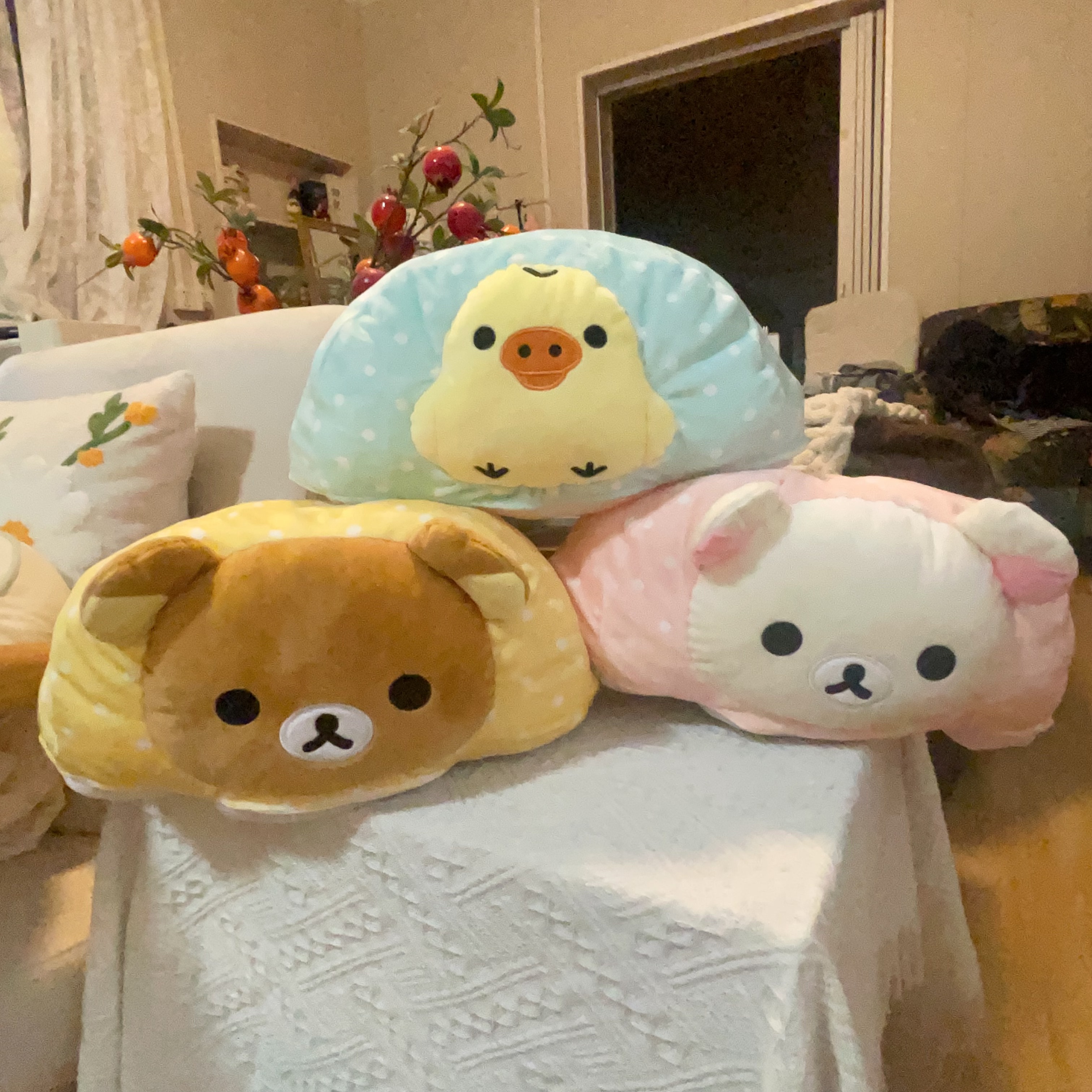 日单外贸出口轻松熊懒熊软绵绵立体纸巾盒套汽车纸巾抽纸包鼻孔鸡