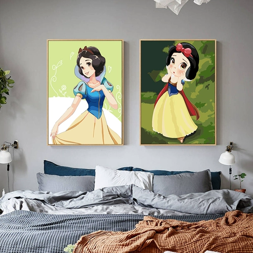 Цифровая раскраска для принцессы для рисования, масляная краска, «сделай сам»