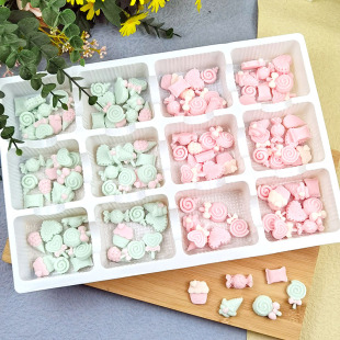 糖果巧克力小冰淇淋烘焙配件网红卡通生日蛋糕装饰品摆件可食用