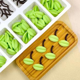 苹果杆叶子棍棍巧克力圣诞节节日装扮用品成品蛋糕装饰烘焙配件