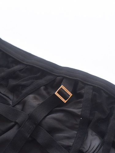 Нижнее белье, кружевные черные сексуальные штаны, высокая талия, европейский стиль