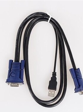 迈拓维矩 原装KVM切换器线 USB单头KVM线 USB+VGA针对针线1.5-5米