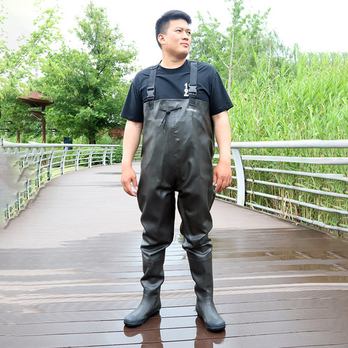 外贸橡胶加厚全身下水裤