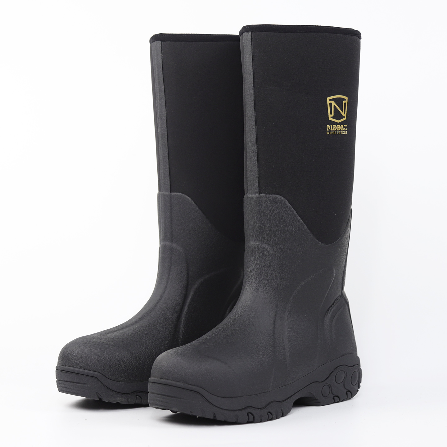 加厚极地防寒胶鞋男士高筒雨鞋