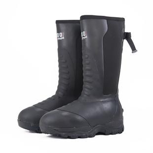 抗冻男士高筒冬季雨鞋加厚800g保温棉水鞋胶鞋极地防寒打猎靴水靴