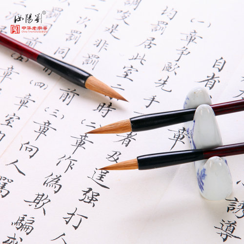 汝阳刘毛笔纯狼毫小楷