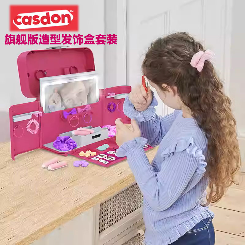 儿童化妆箱女孩美妆玩具大容量图片