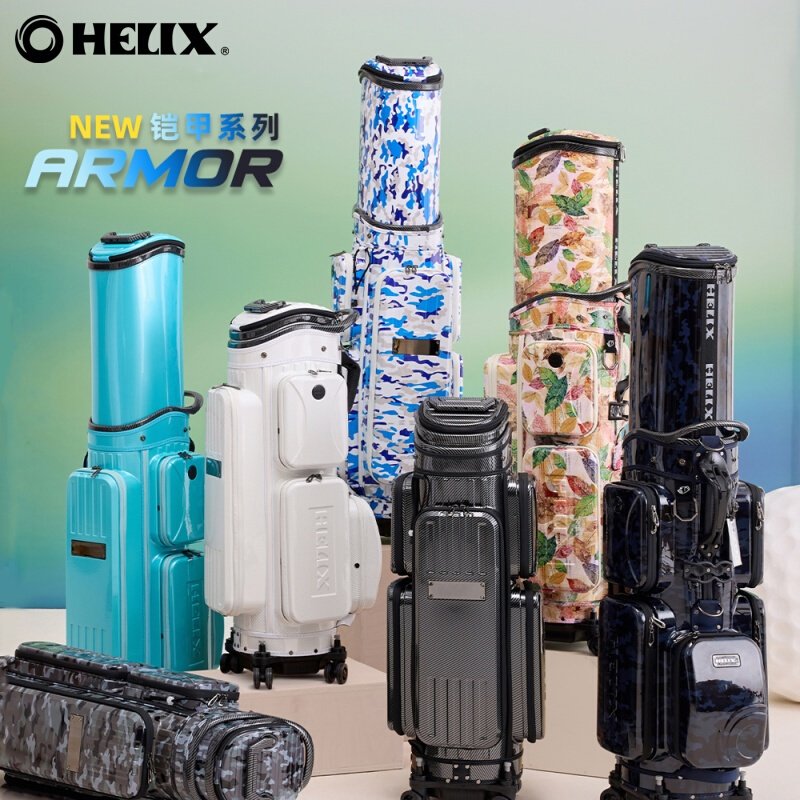 HELIX喜力克斯高尔夫航空托运球包硬壳耐压男女球包铠甲系列新款