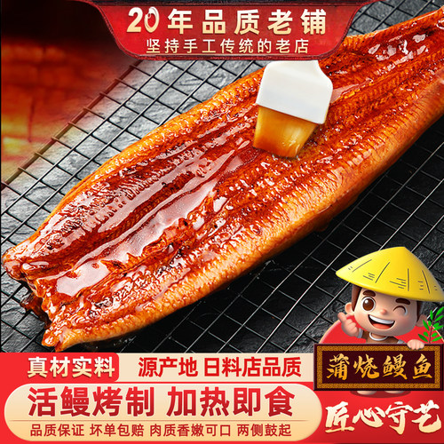 活鳗烤制  加热即食 产地直发