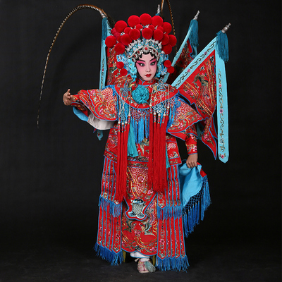 京剧穆桂英挂帅杨家女将戏装儿童