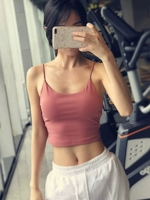 Sexy thể dục vest thể thao đồ lót nữ chống sốc ngực pad yoga chạy áo ngực nhanh chóng khô khiêu vũ treo áo ngực áo bra chạy bộ