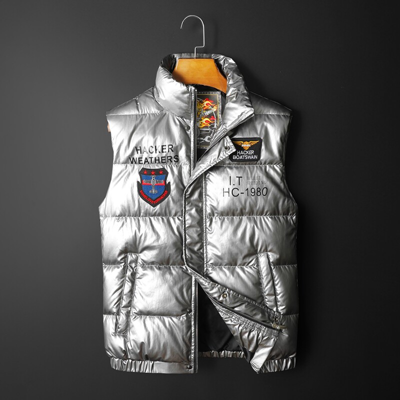 2021冬季新款羽绒马甲钱塘3021-266030P225平铺,男装背心/马甲,钱塘6011